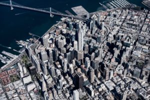 San Francisco from a CHP Cockpit