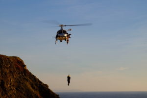 CHP performing a rescue 